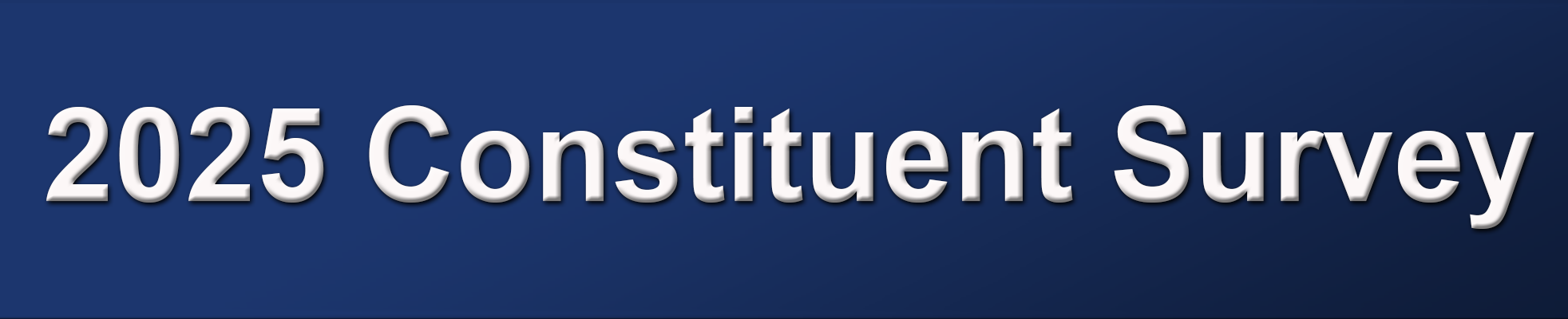 Take my 2025 Constituent Survey