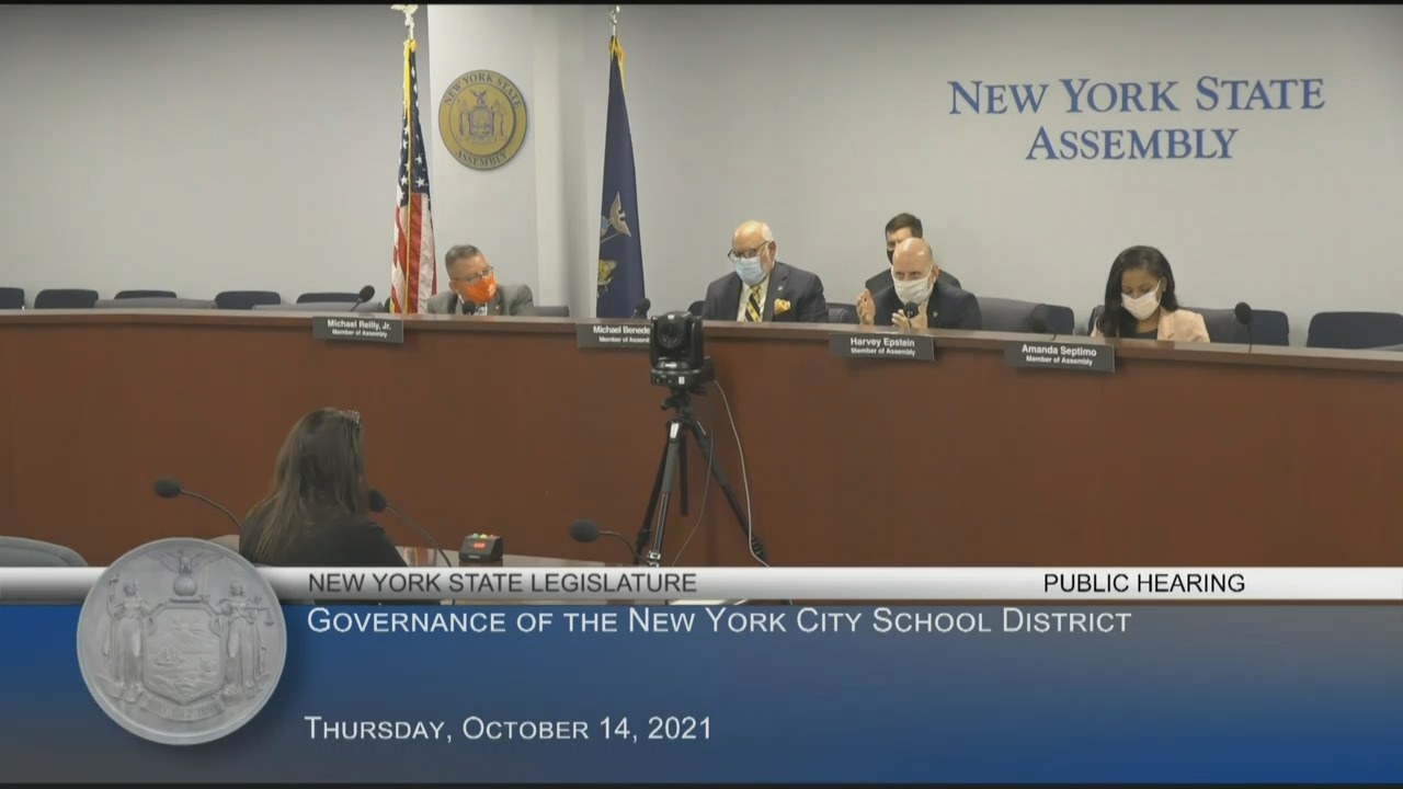Recommendations for Governance of the New York City School District