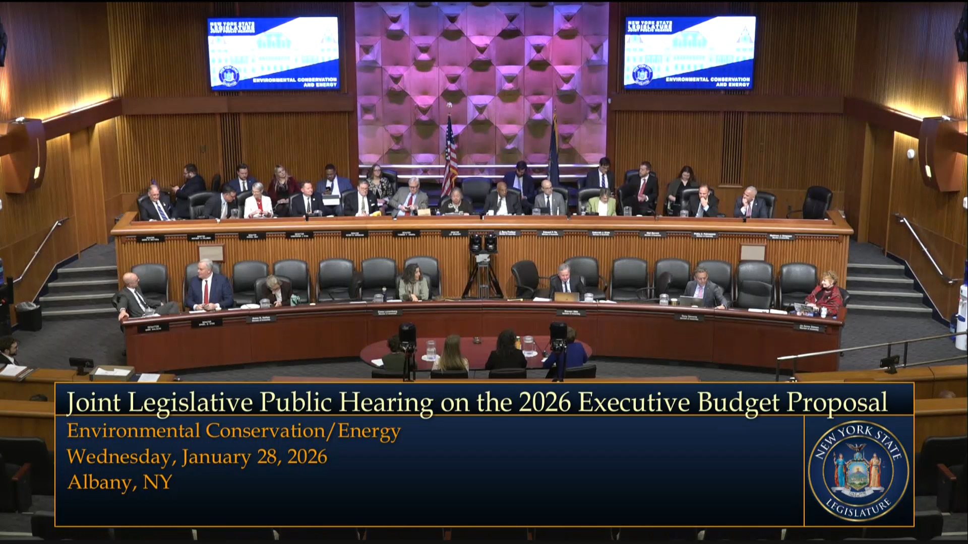 Joint Budget Hearing on Environmental Conservation