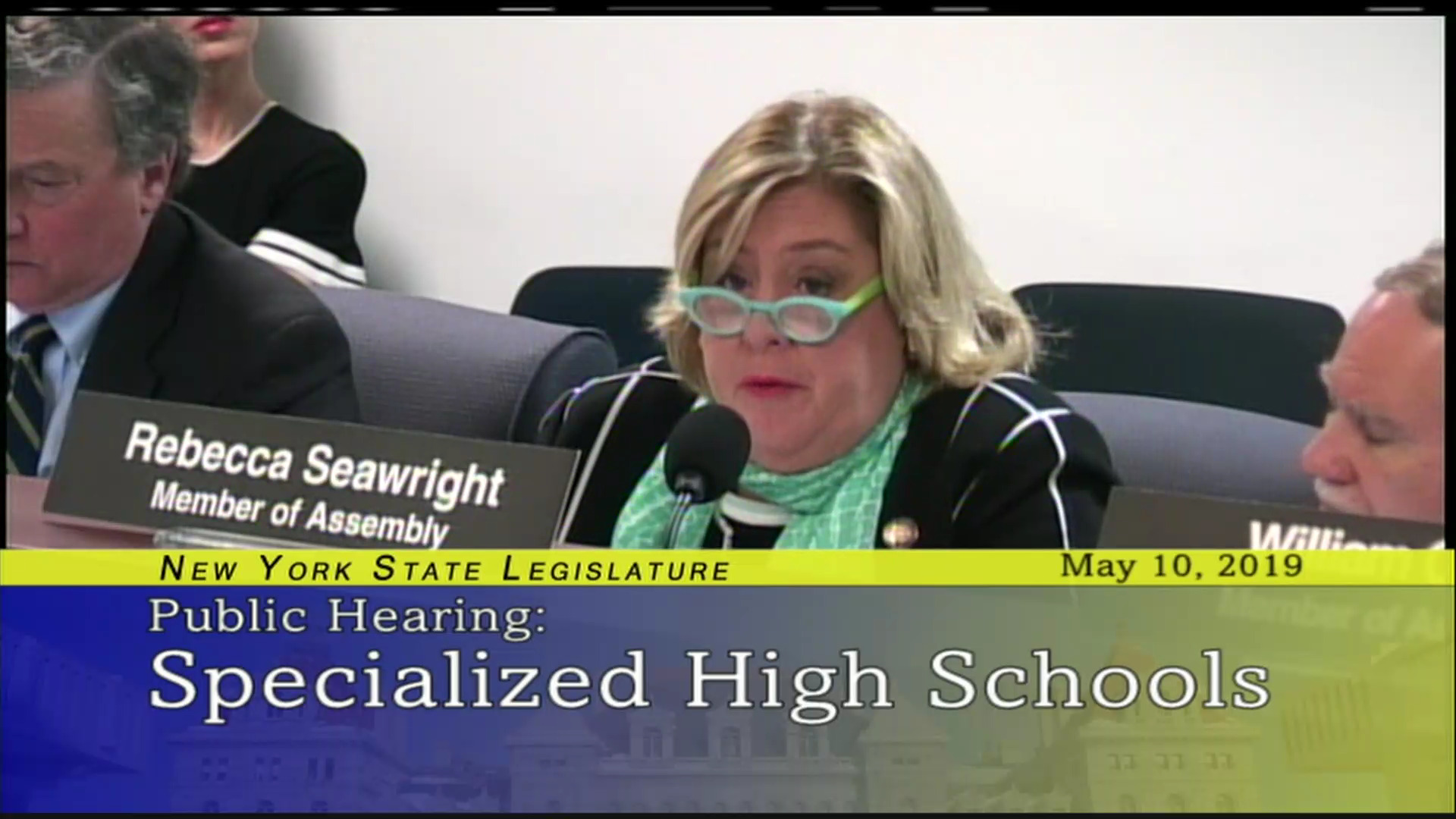 Seawright Discusses Specialized High Schools