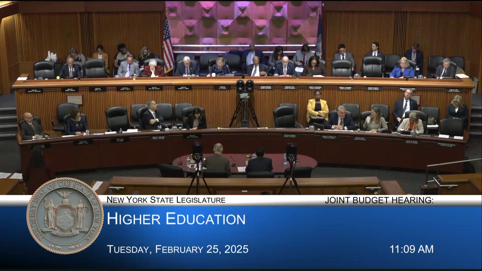 SUNY and CUNY Chancellors Testify During Joint Budget Hearing on Higher Education