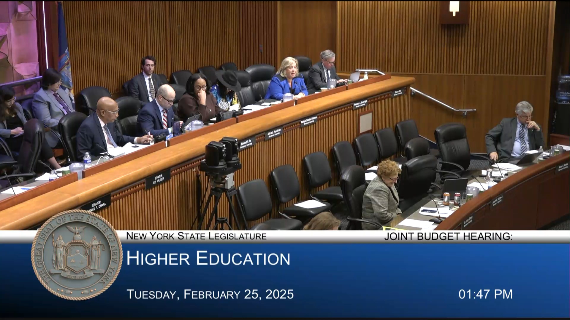 Education Commissioner Testifies During Joint Budget Hearing on Higher Education