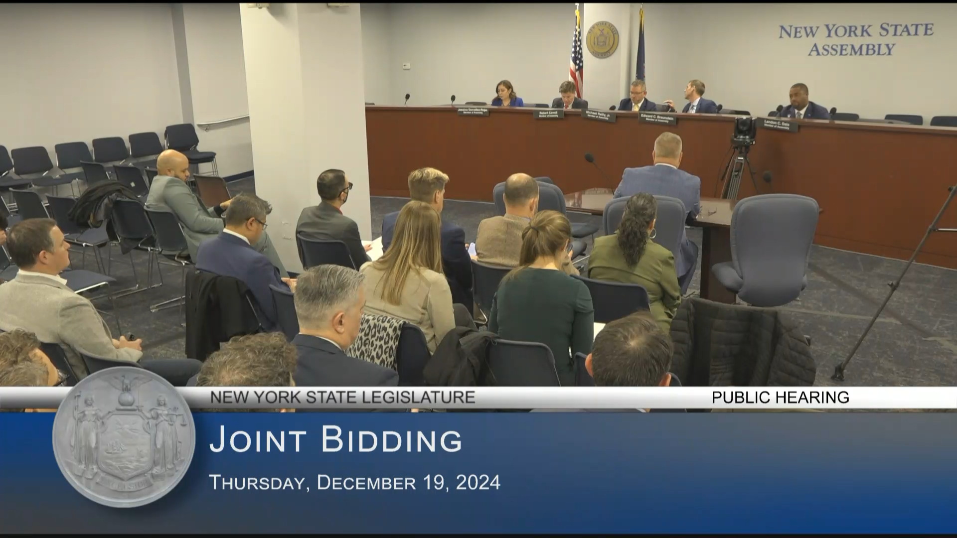 NY Road Contractors Association President Testifies During Hearing Examining Effectiveness of the Implementation of Joint Bidding