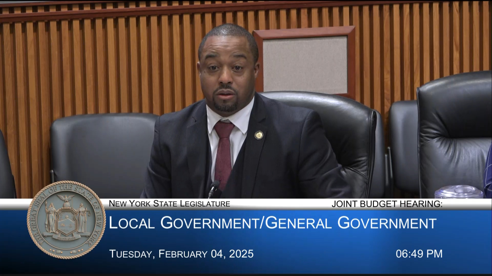 Advocates Testify During a Joint Budget Hearing on Local/General Government