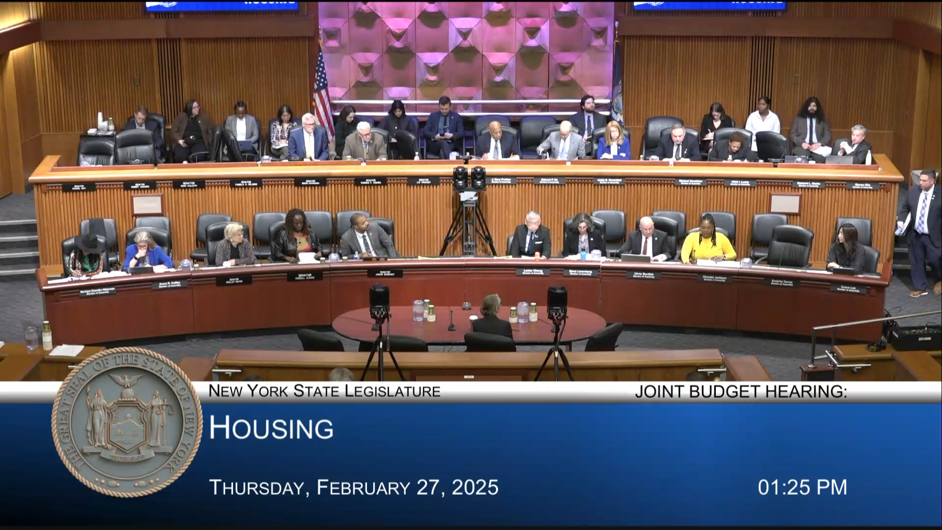 HCR Commissioner Testifies During Joint Budget Hearing on Housing