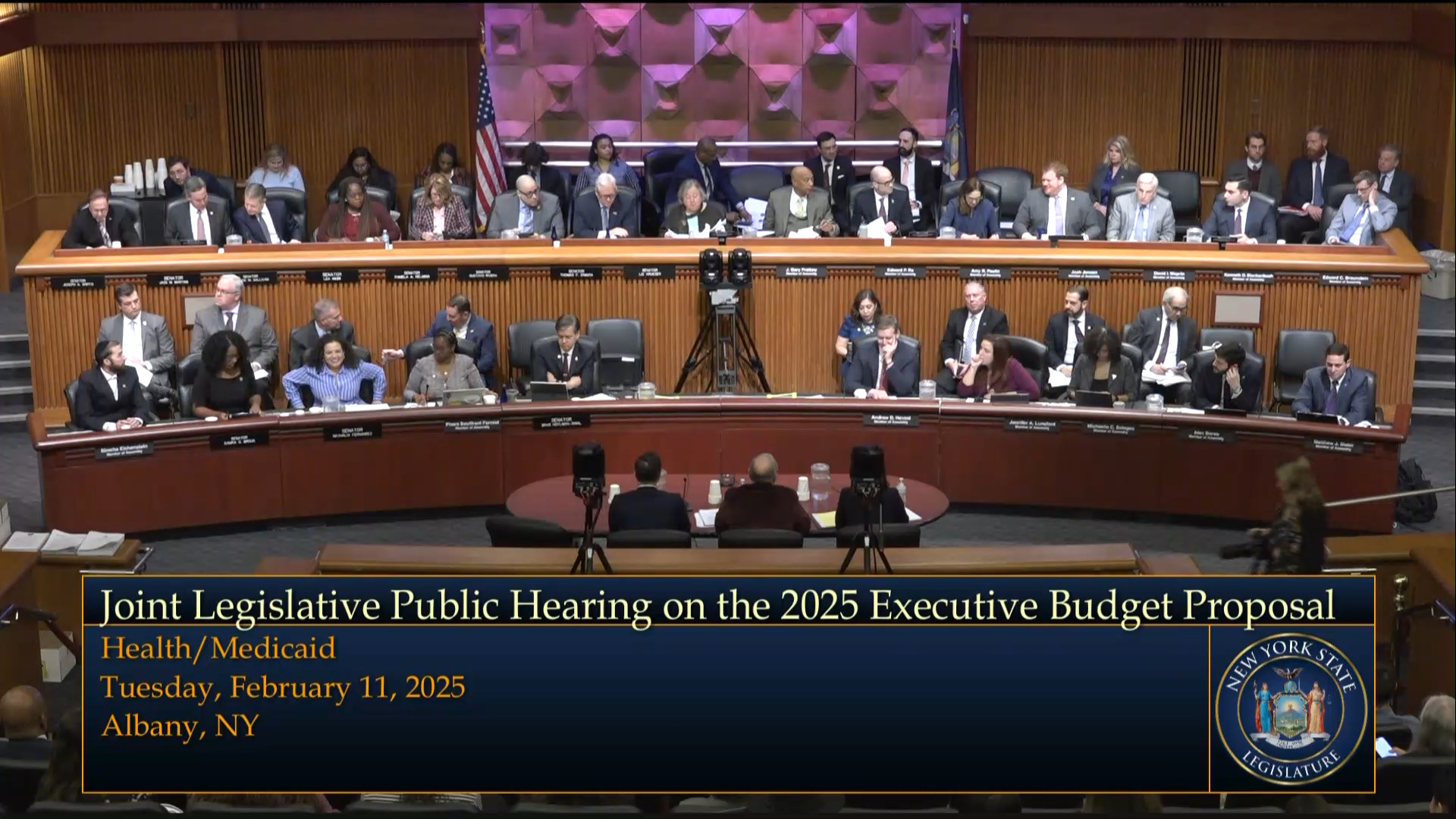 Health Commissioner Testifies During Joint Budget Hearing on Health