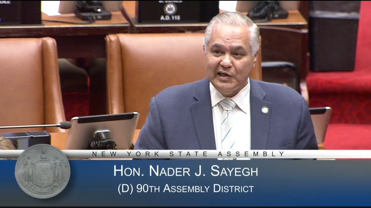 Sayegh Introduces Ali Rashid to the Assembly