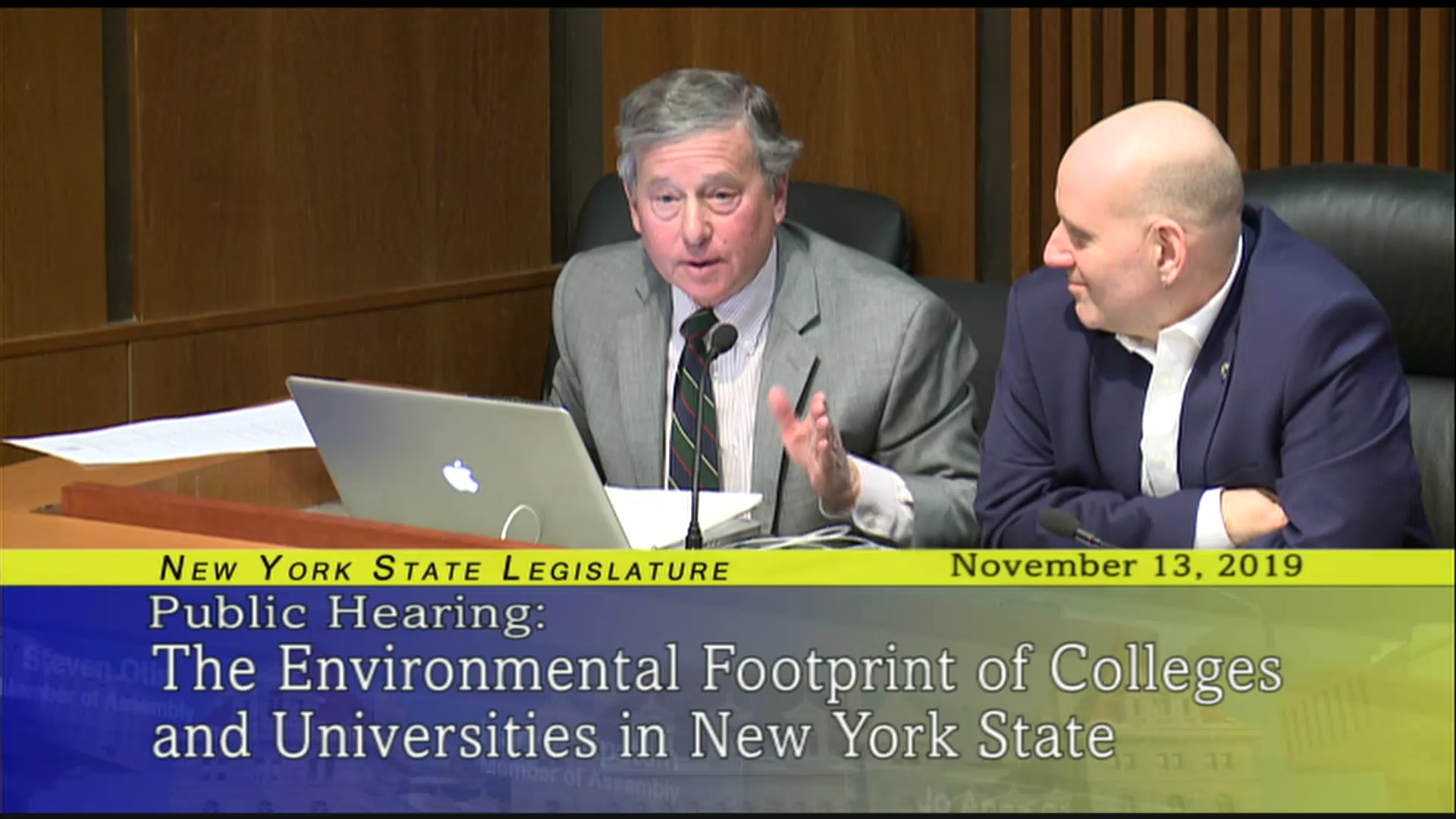 Discussion on the Environmental Footprint of Colleges and Universities in NY