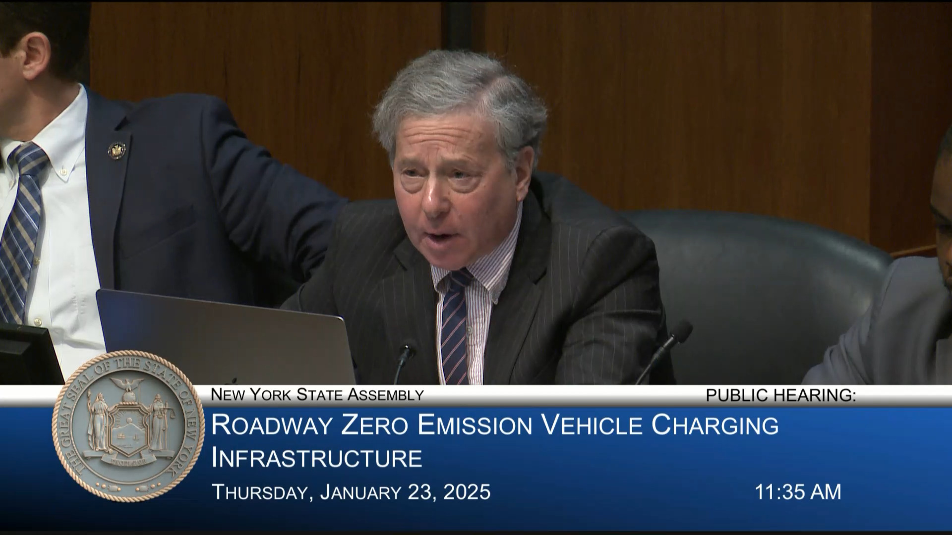 Energy Company Representatives Testify at Hearing on Availability of Charging Stations on NY Roadways