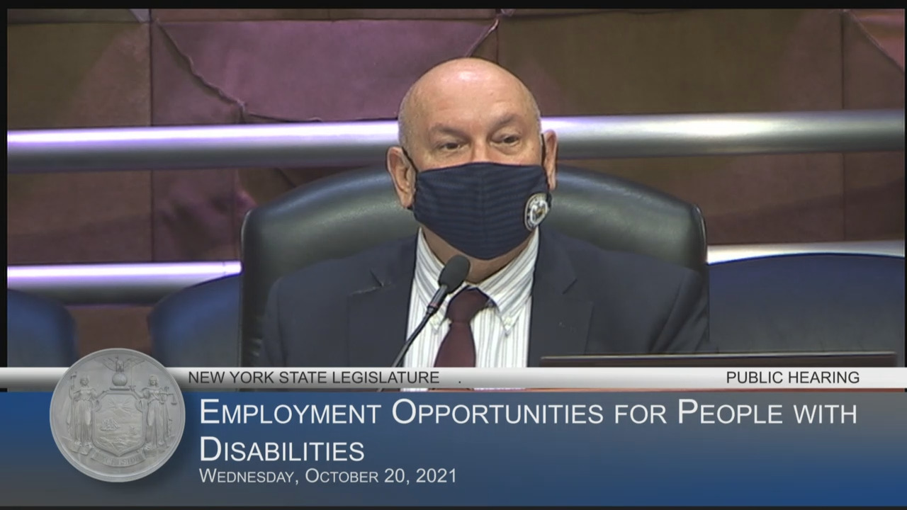 Advocates Testify During a Hearing on Employment Opportunities for People with Disabilities