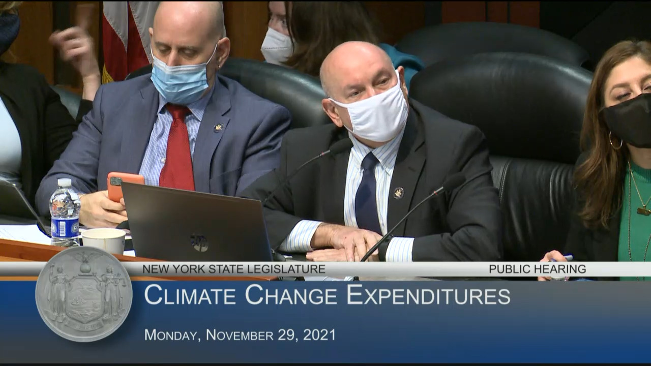 NYSERDA Testifies at Hearing to Review Climate Change Expenditures by State Entities