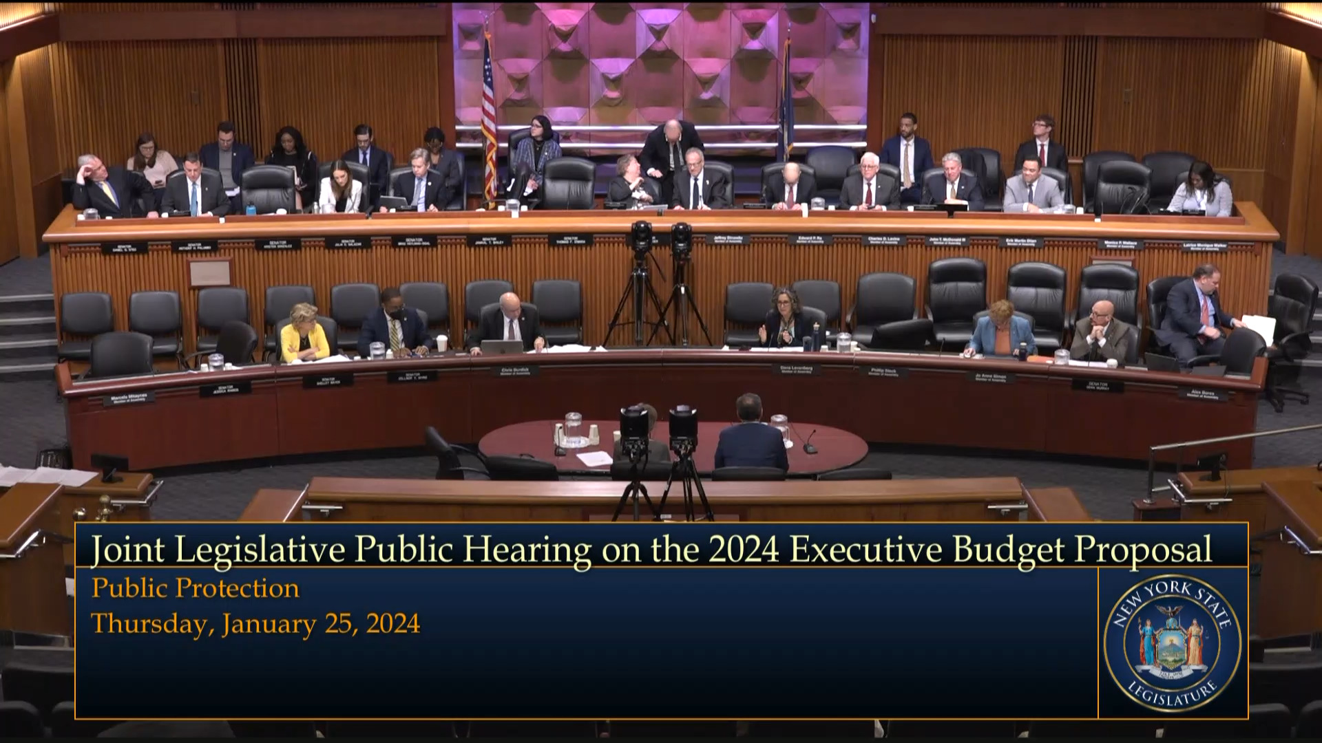 NYS Office of Indigent Legal Services Director Testifies During a Joint Budget Hearing on Public Protection