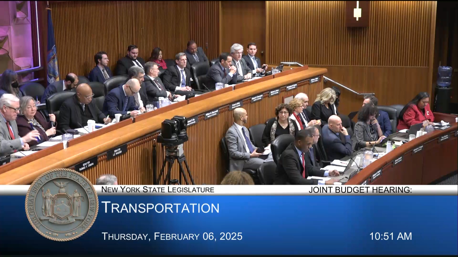 Transportation Commissioner Testifies During Joint Budget Hearing on Transportation