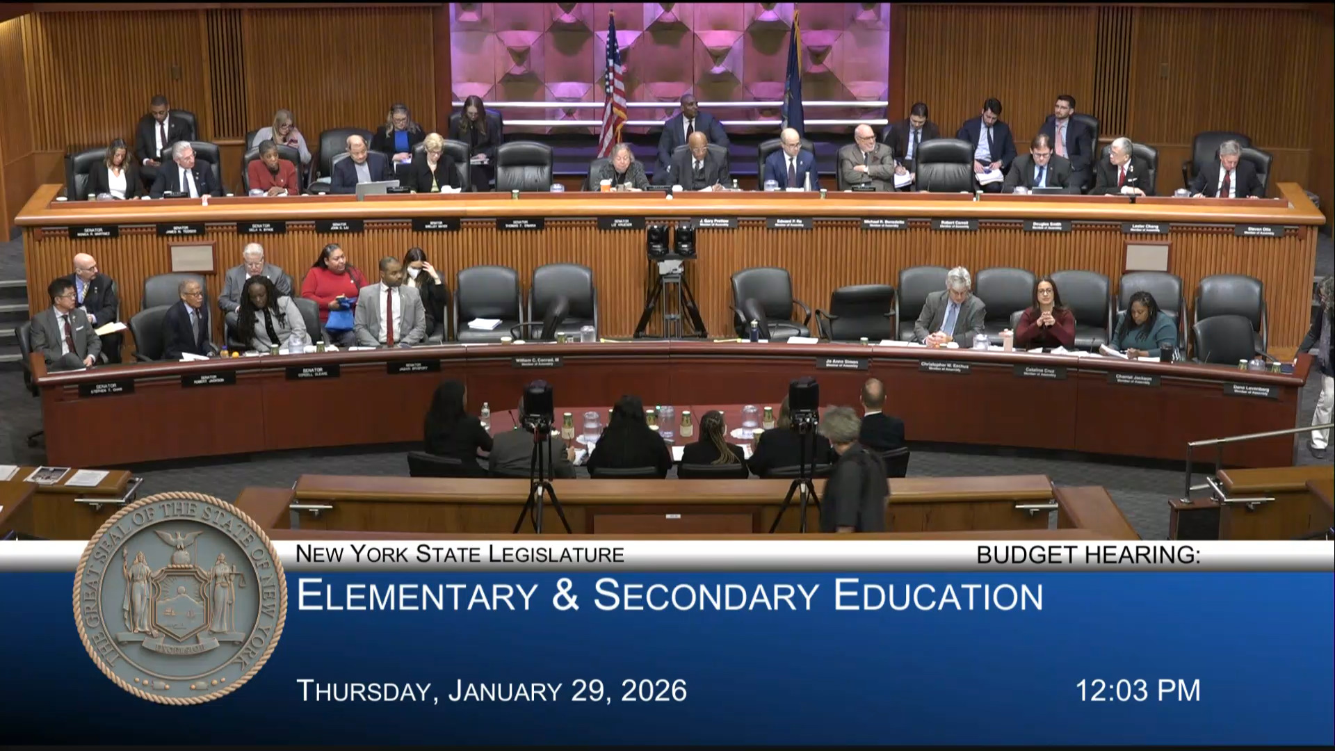 Education Commissioner Testifies During Budget Hearing on Elementary and Secondary Education