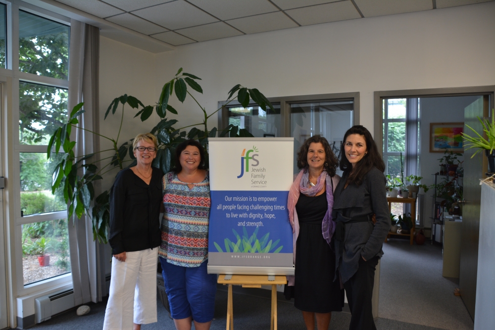 Thanks to Elise Gold, Paula Blumenau, and all the great people at JFS Orange for their hard work and dedication to making our community strong and healthy.