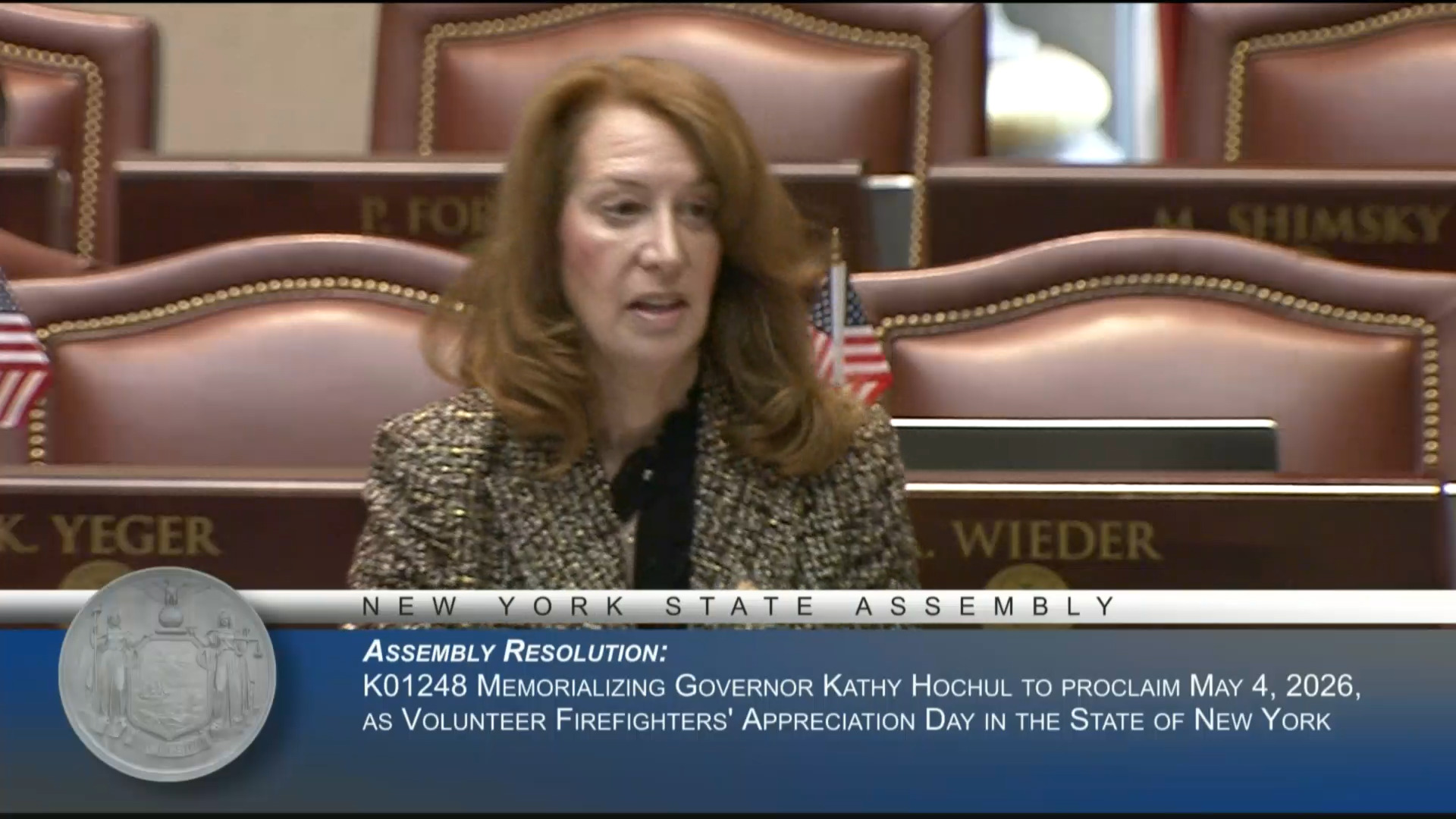Volunteer Firefighters' Appreciation Day in NY