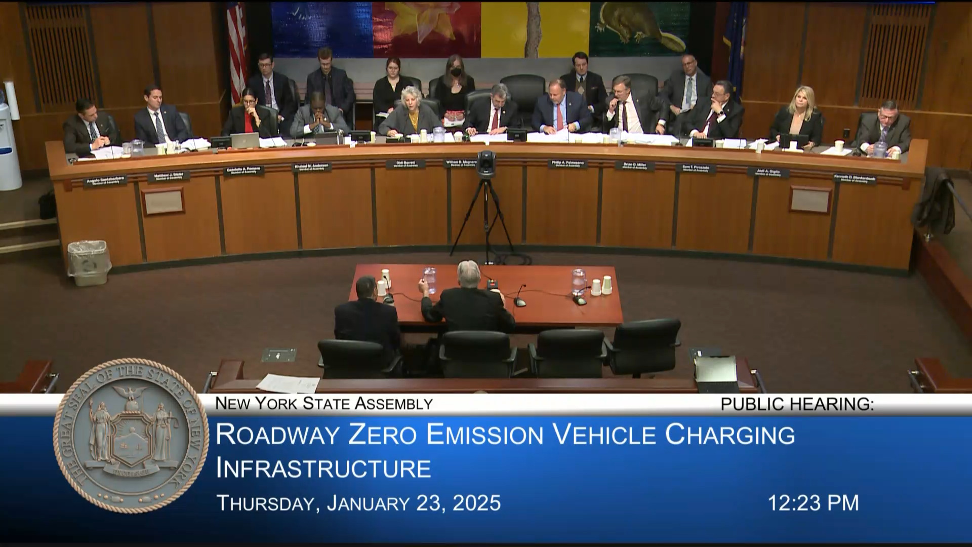 NYS Association of Town Superintendents of Highways President Testifies at Hearing on Availability of Charging Stations on NY Roadways