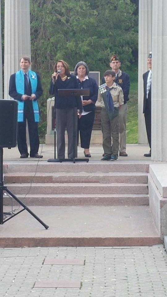 Memorial Day 2015, Assemblywoman Woerner participated in Saratoga Springs' Memorial Day Commemoration.