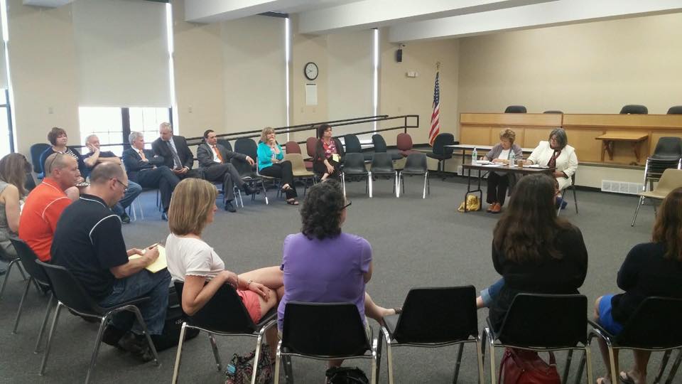 In May 2015, Assemblywoman Woerner hosted several listening sessions about public education with our region's new representative on the Board of Regents, Beverly Ouderkirk. She invited parents, teache