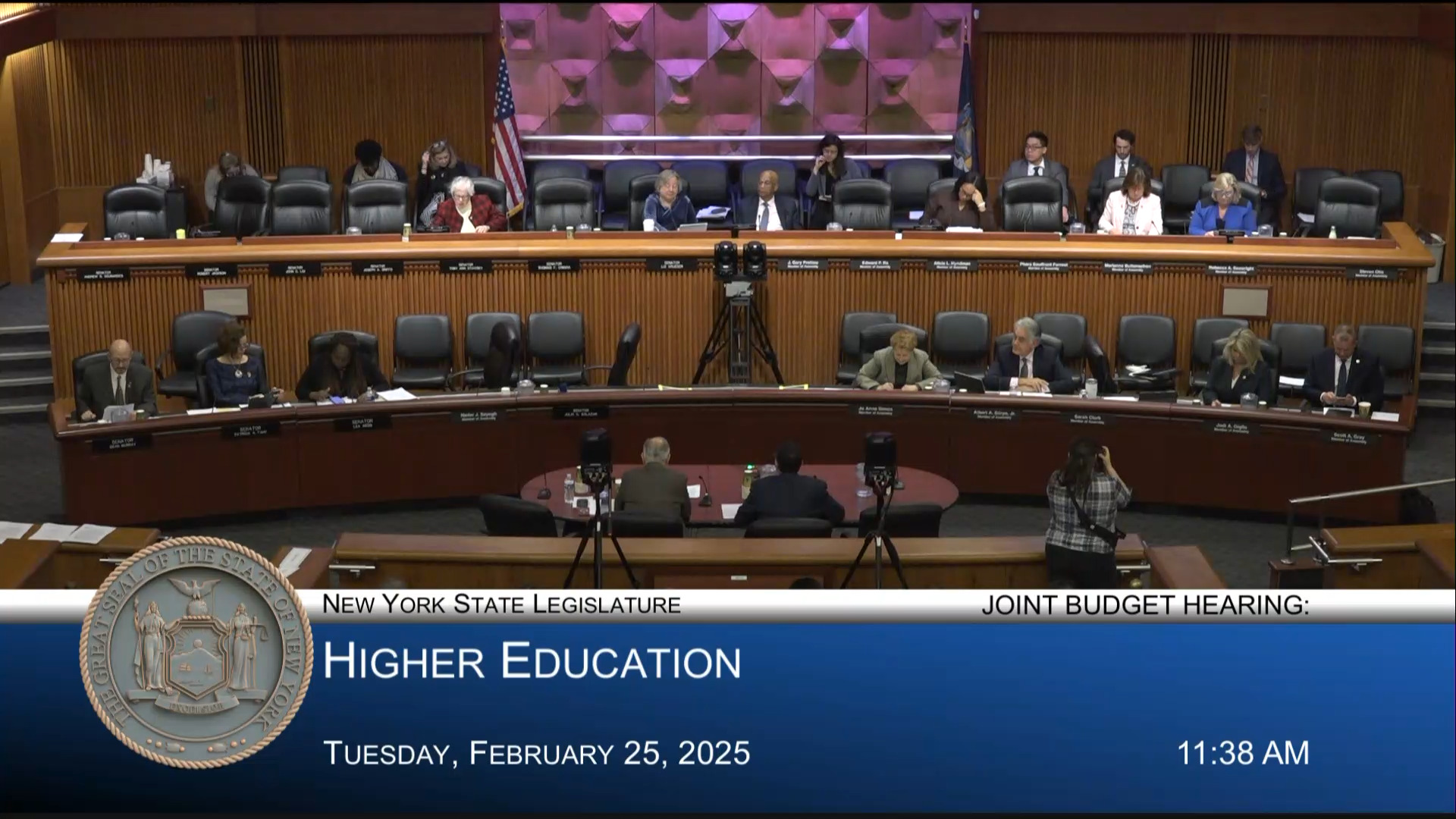 SUNY Chancellor Testifies During Joint Budget Hearing on Higher Education