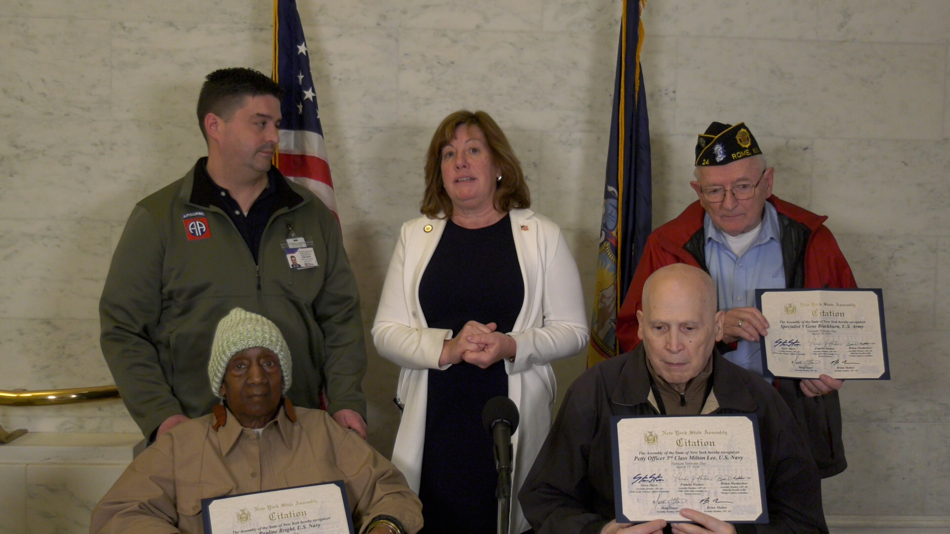 Local Vietnam Veterans Visit the Assembly