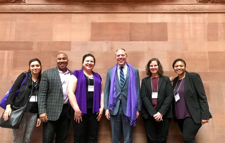 Assemblyman Will Barclay (R,C,I,Ref—Pulaski) recently welcomed staff members from Vera House, Inc. to Albany.