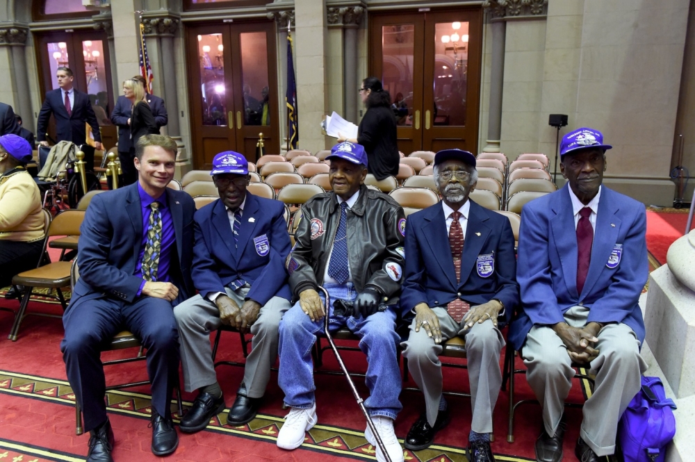 Assemblyman Christopher S. Friend (R,C,I-Big Flats) had the opportunity to honor the Tuskegee Airmen on their 75th Anniversary