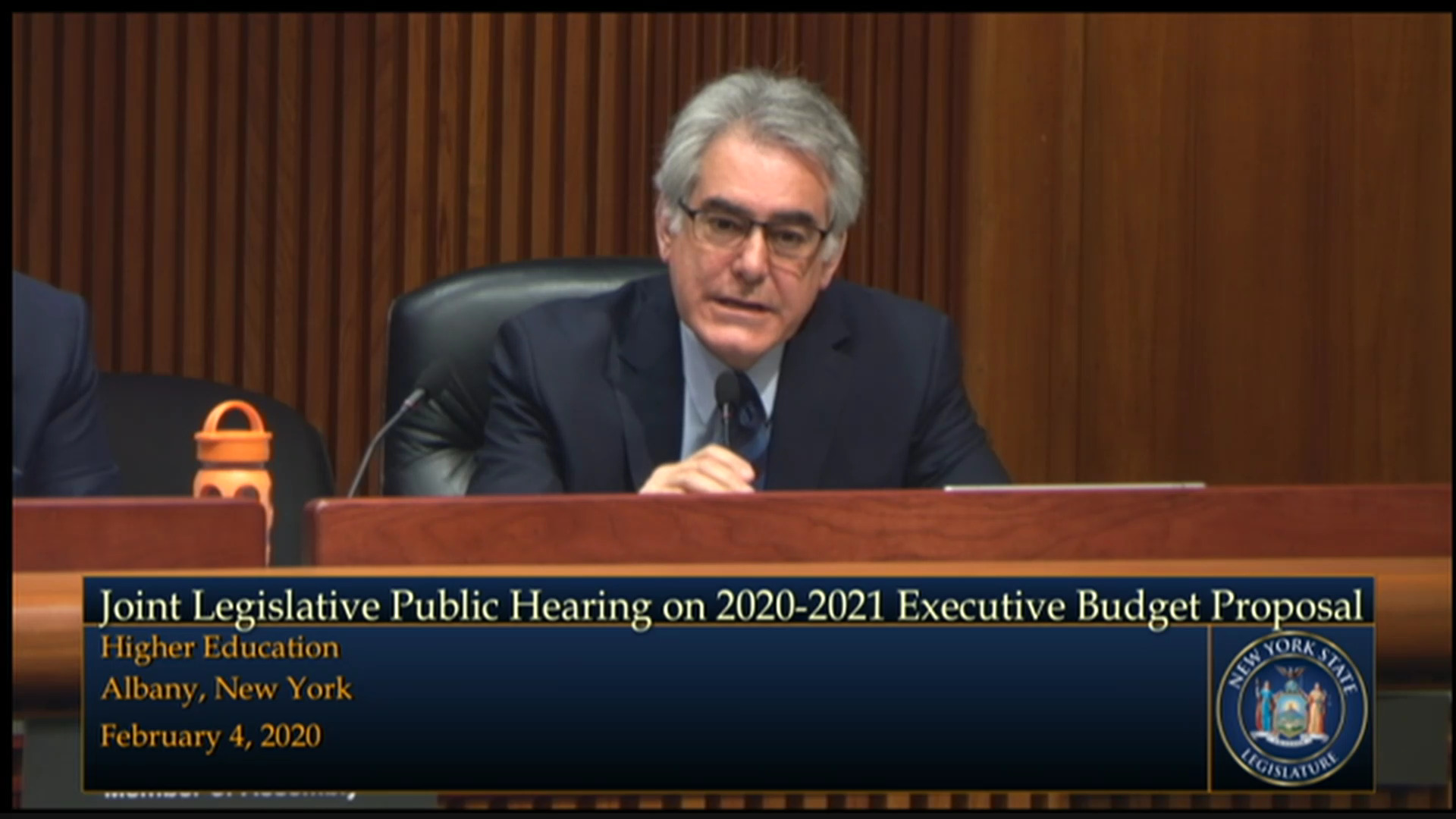 2020 Joint Budget Hearing on Higher Education