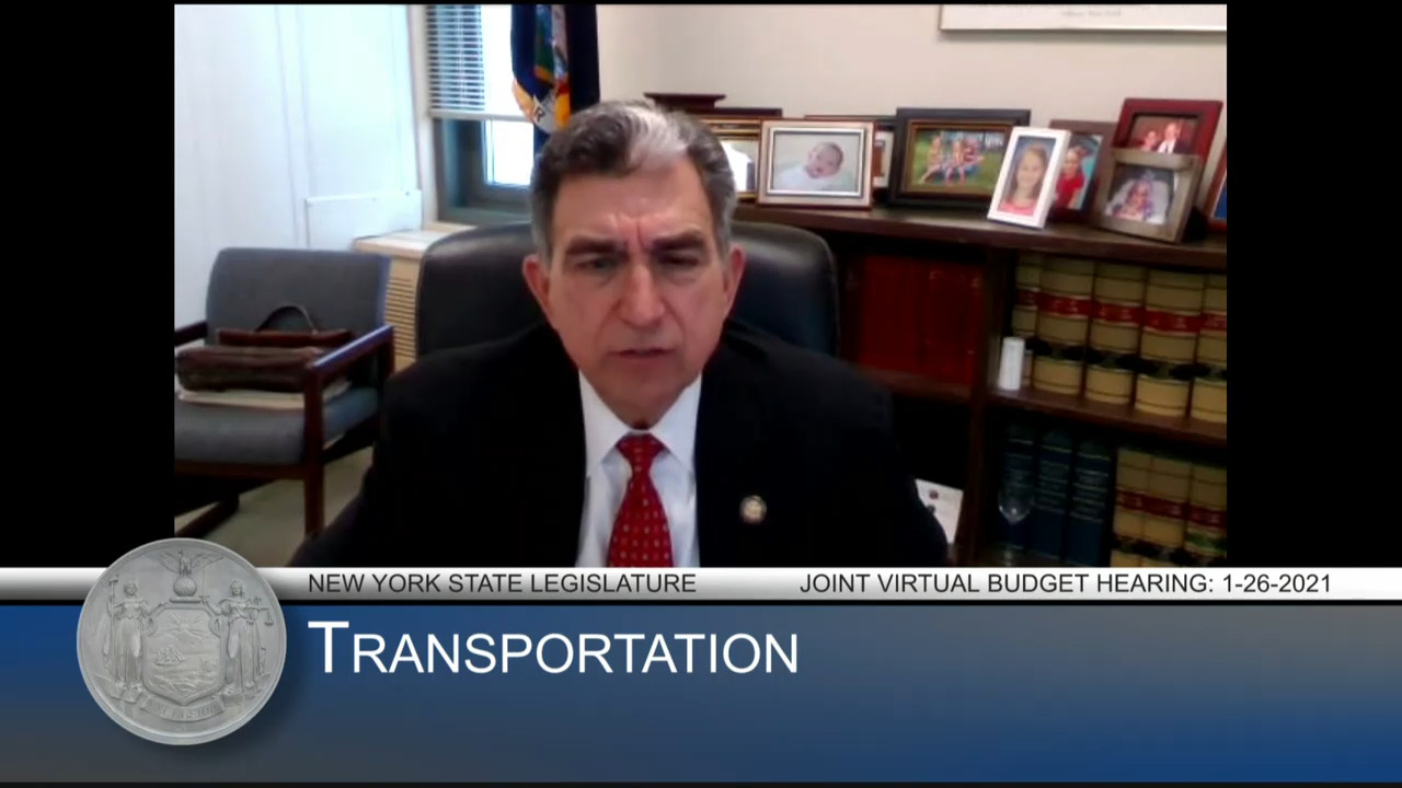 Magnarelli Questions State Transportation Commissioner During Budget Hearing on Transportation