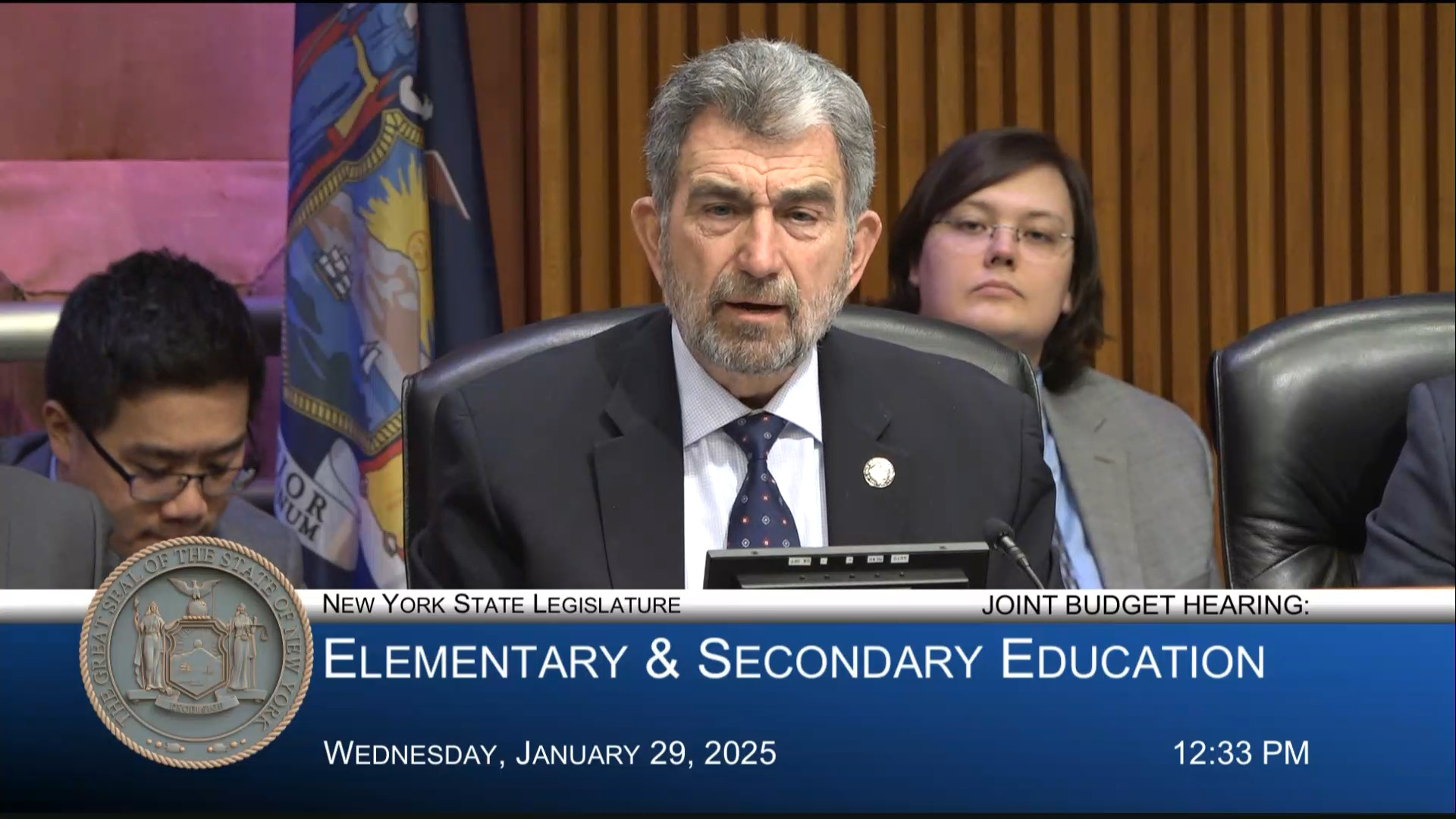 Magnarelli Questions Education Commissioner During Budget Hearing on Elementary and Secondary Education