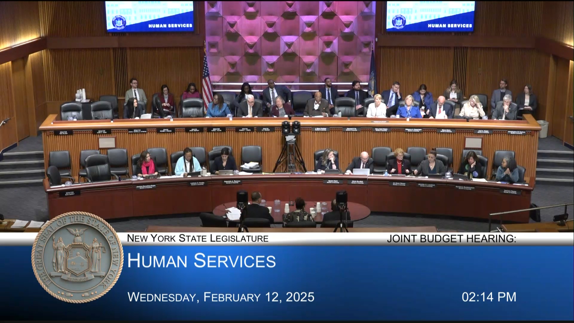 Joint Budget Hearing on Human Services