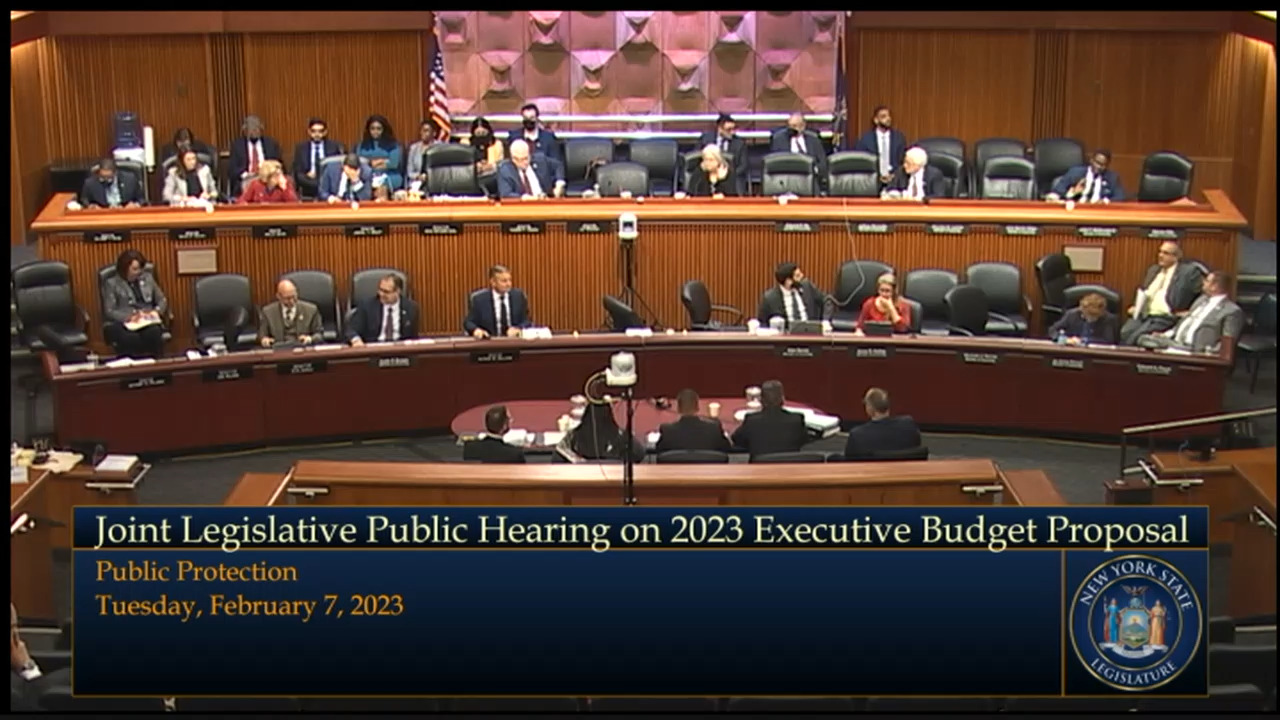 Joint Legislative Budget Hearing on Public Protection