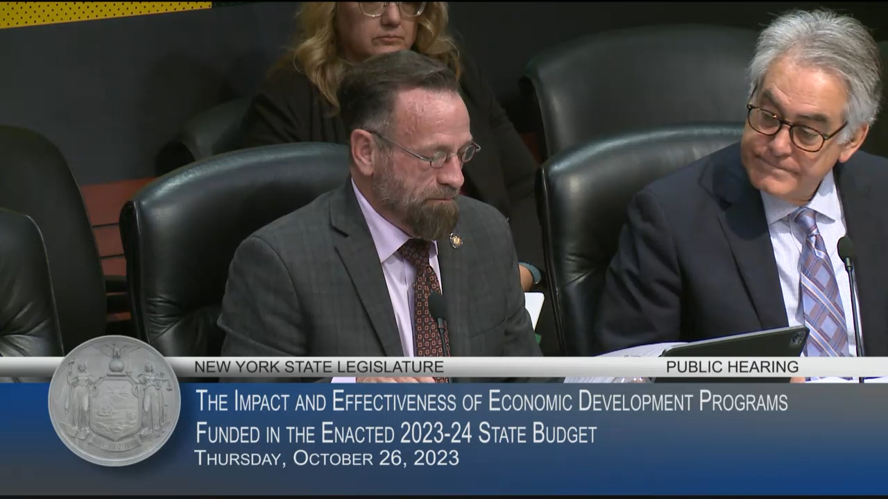 Empire State Development CEO Testifies at Hearing on Effectiveness of Economic Development Programs Funded in 2023-24 State Budget
