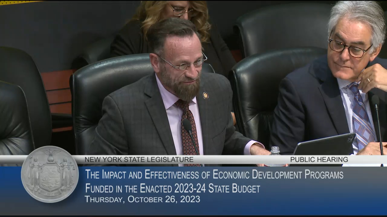 University of Rochester Representative Testifies at Hearing on the Effectiveness of Economic Development Programs Funded in 2023-24 State Budge