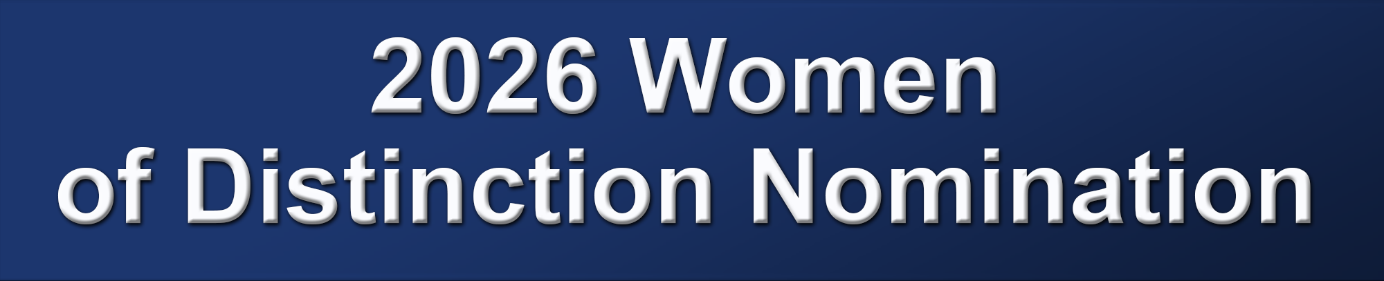 2026 Women of Distinction Nomination