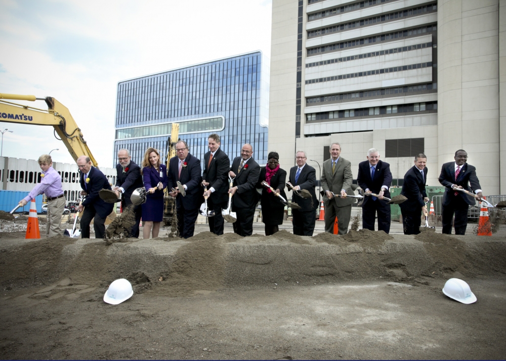 October 8th 2014 – Assemblywoman Crystal Peoples-Stokes at the groundbreaking of the new John R. Oishei Children’s Hospital in downtown Buffalo.