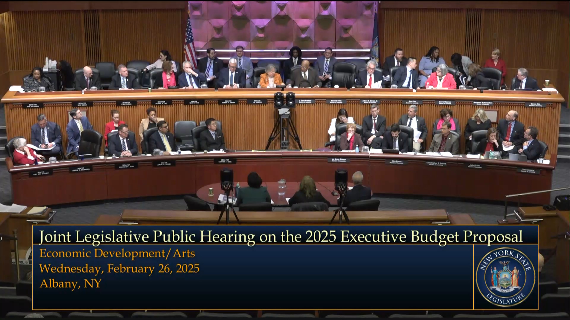 NYS Office of Cannabis Management Director Testifies During Joint Budget Hearing on Economic Development/Arts