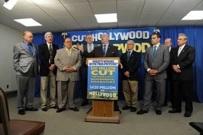 Assemblyman Goodell and colleagues call for the restoration of $90 million cut from developmentally disabled programs.