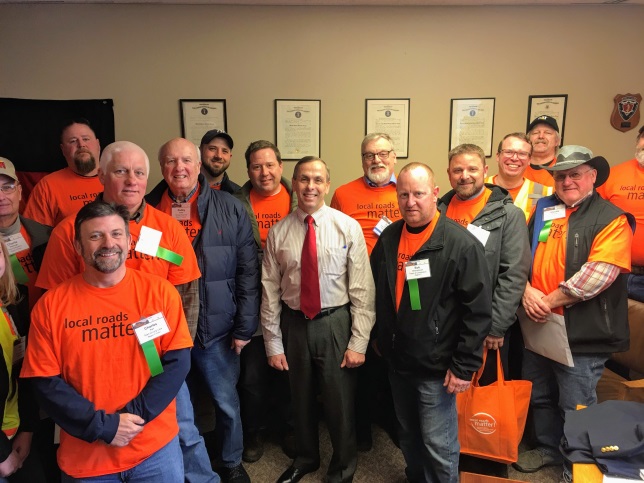 Assemblyman Smullen (R,C,Ref-Meco) joined with highway superintendents, municipal leaders and fellow legislators to advocate for CHIPS increases