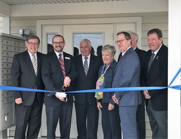 Assemblyman Tague attending the Candlewood Court Apartment Complex opening on Friday, May 3