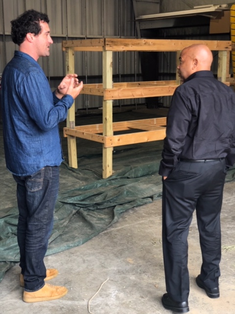 Pictured in the second photo with Speaker Heastie at Hudson Hemp is Hudson Hemp CEO Benjamin Banks-Dobson.
