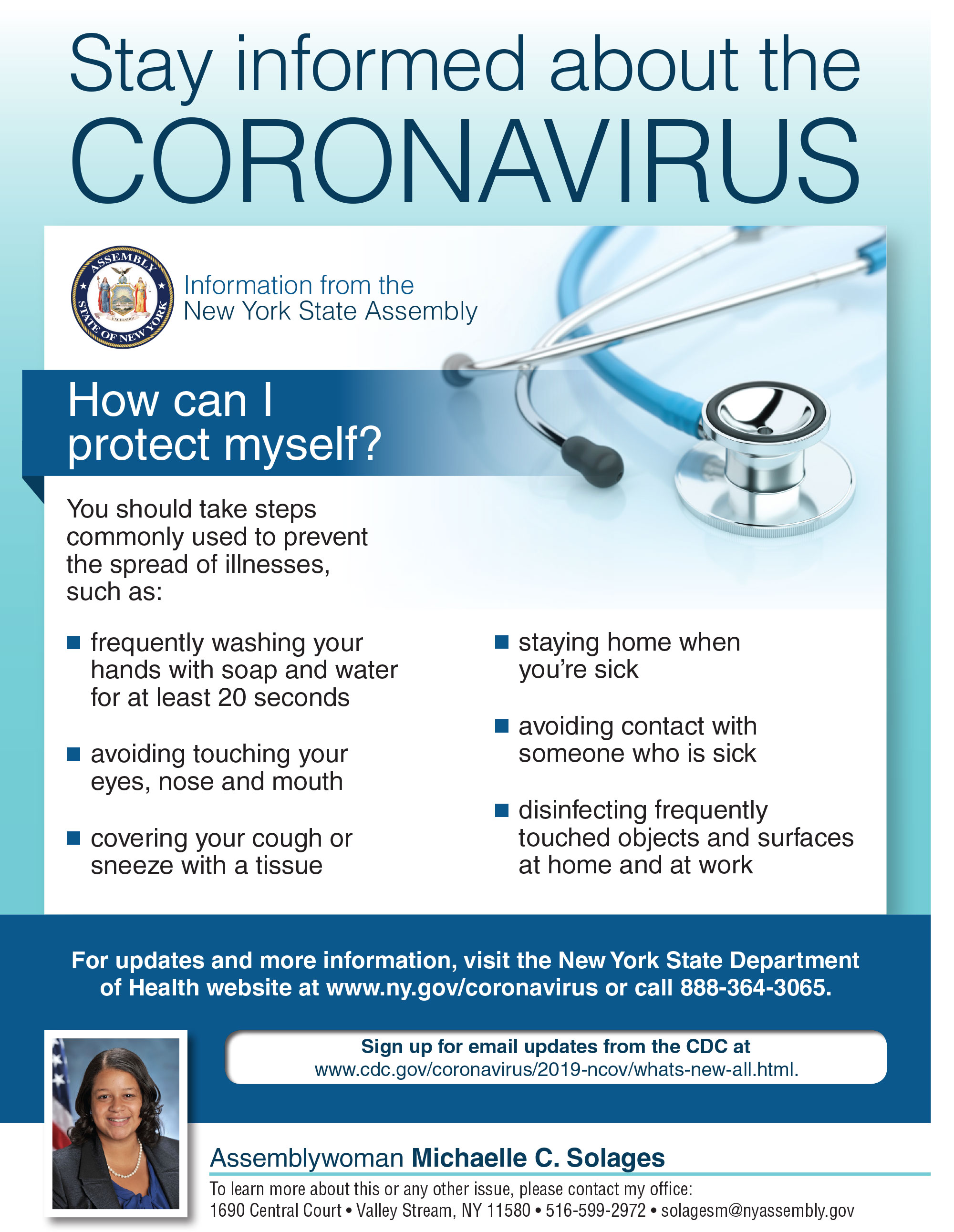 Stay informed about the Coronavirus - How can I protect myself?