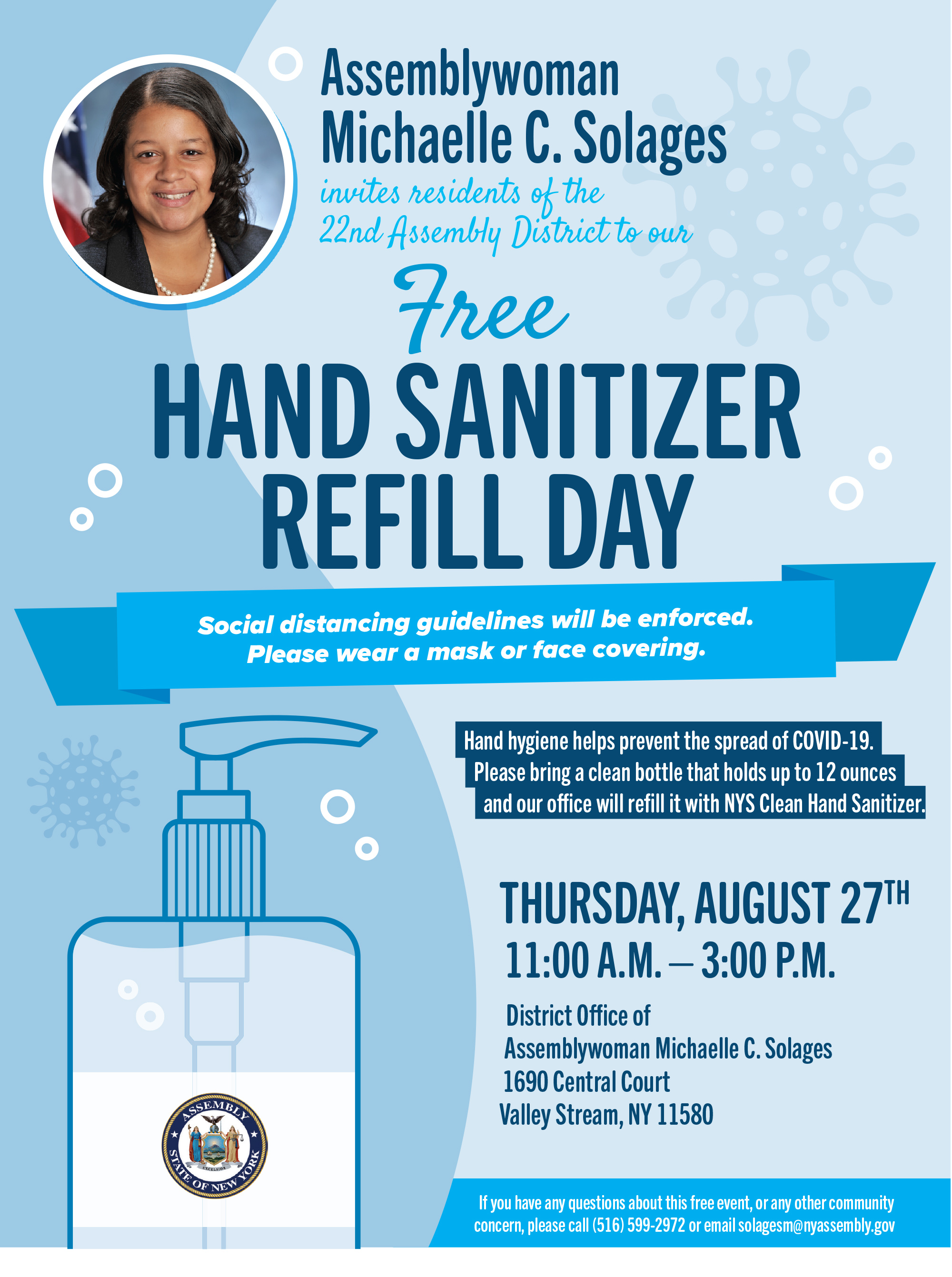 Free Hand Sanitizer Refill Day