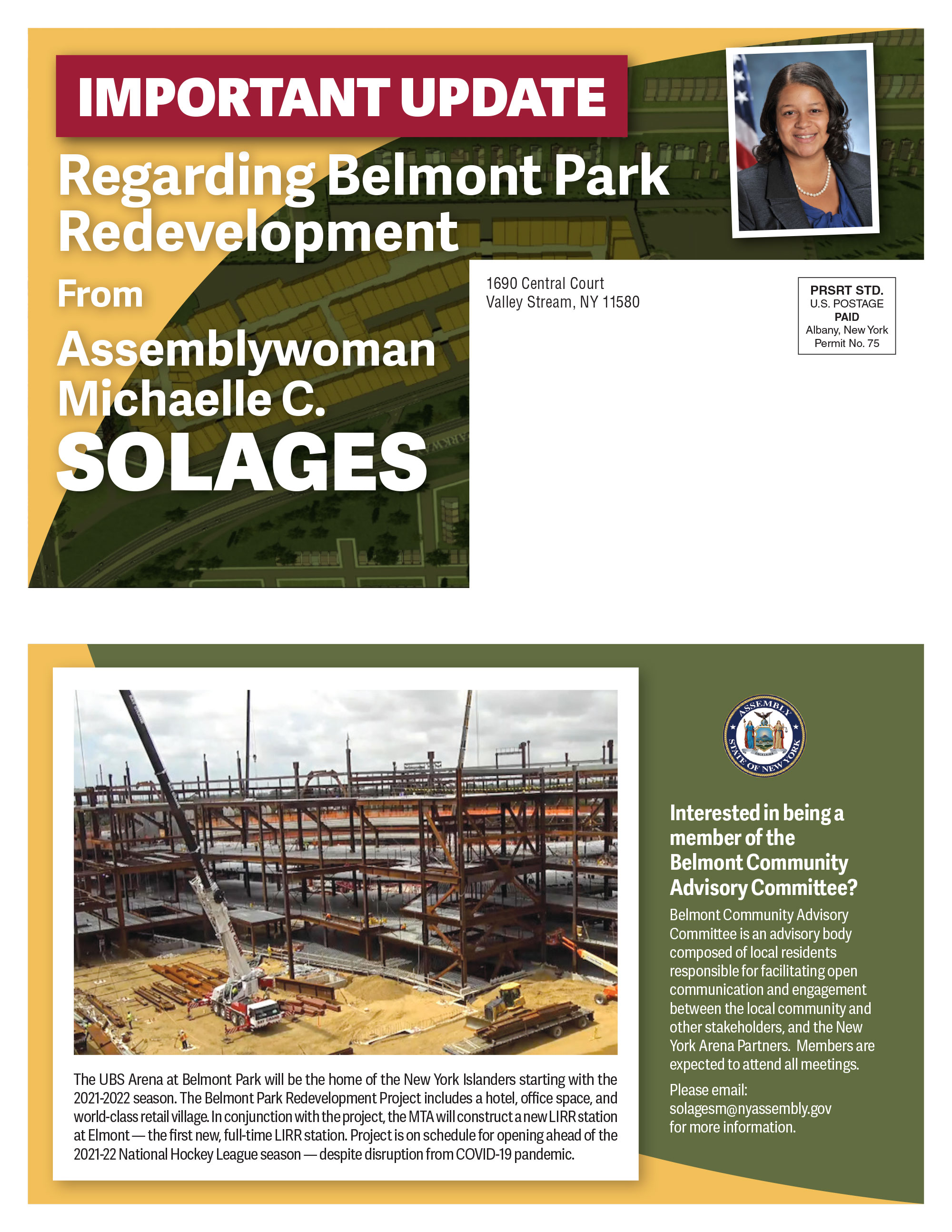 Important Update Regarding Belmont Park Redevelopment