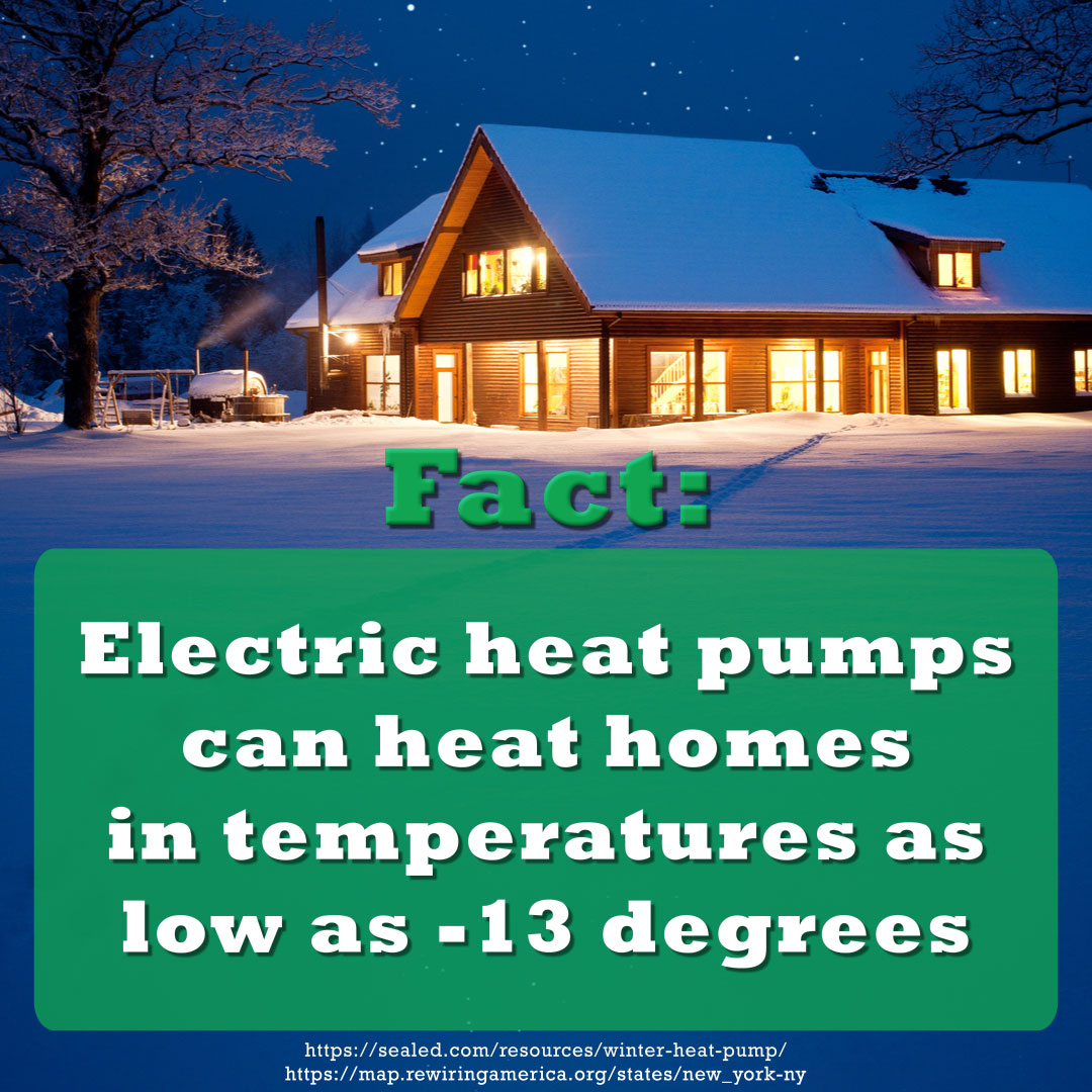 New research shows that electric heat pumps can heat homes just as well as gas